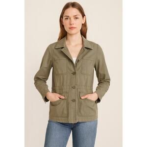 Madewell Women’s Army Green Utility Jacket Oversized XS